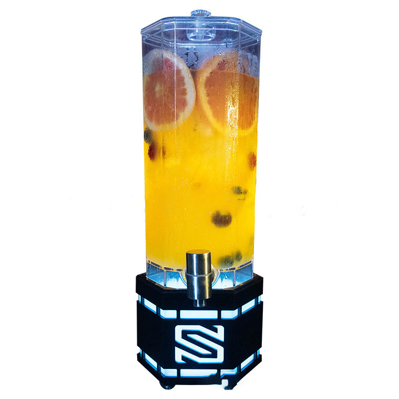 Beer Tower Dispenser, Clear Beverage Tower Dispenser with LED Remote C